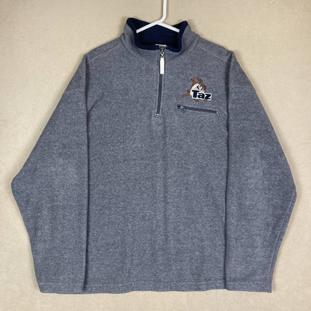 Warner Bros Sweatshirt Adult Extra Large Gray Taz Looney Tunes Mens